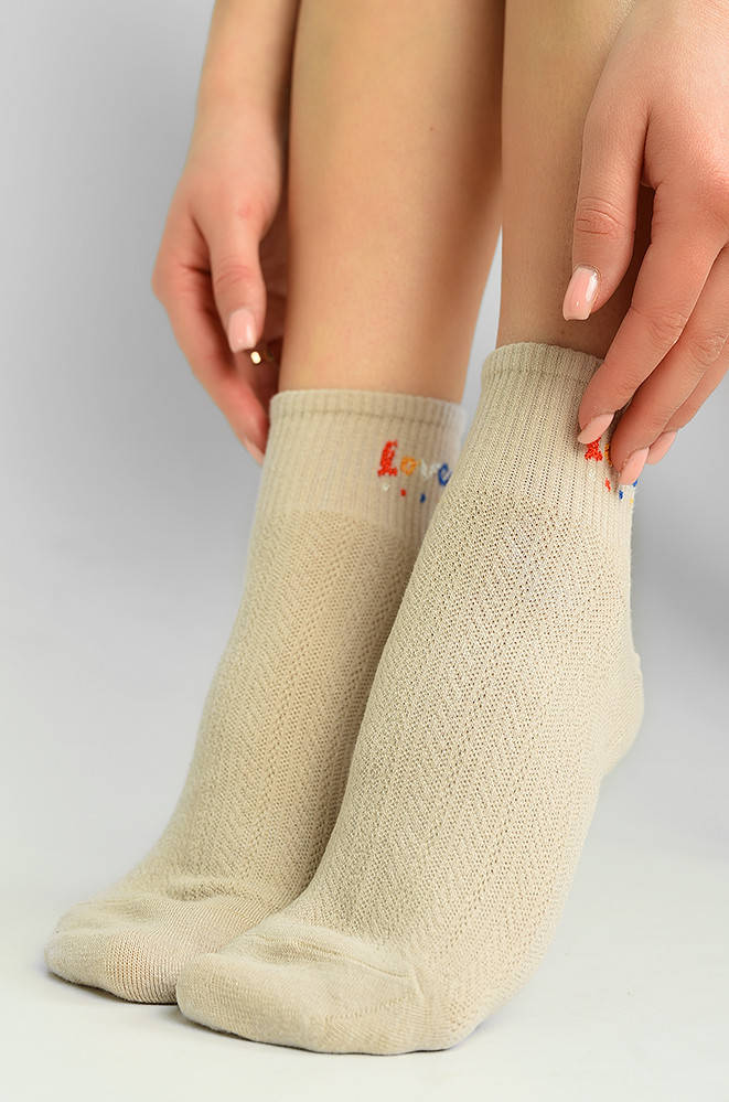 

Носки женские бежевые размер 35-41 ААА 140401M, Бежевый