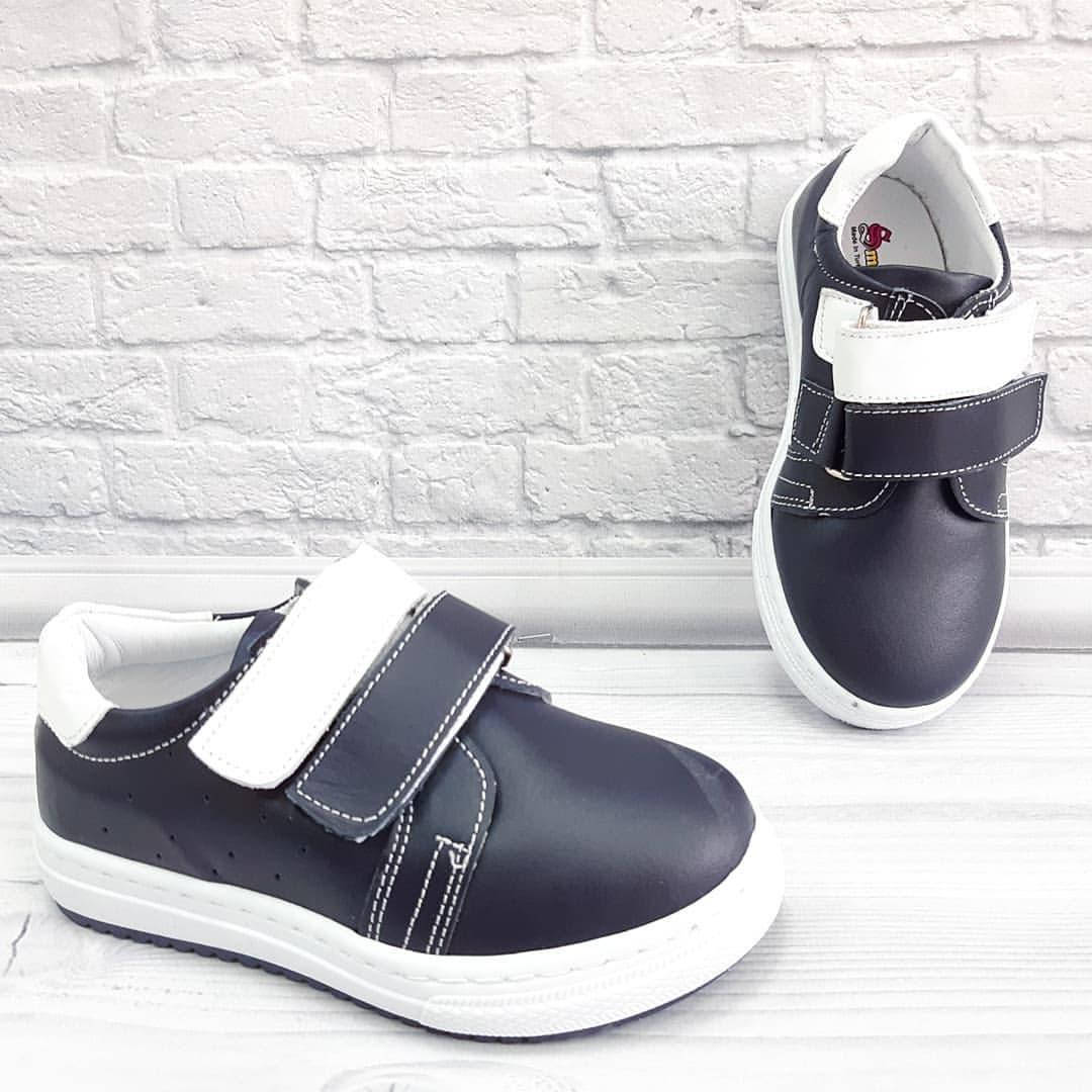 

Кросівки для хлопчика шкіра на ліпучці р.26-30 28