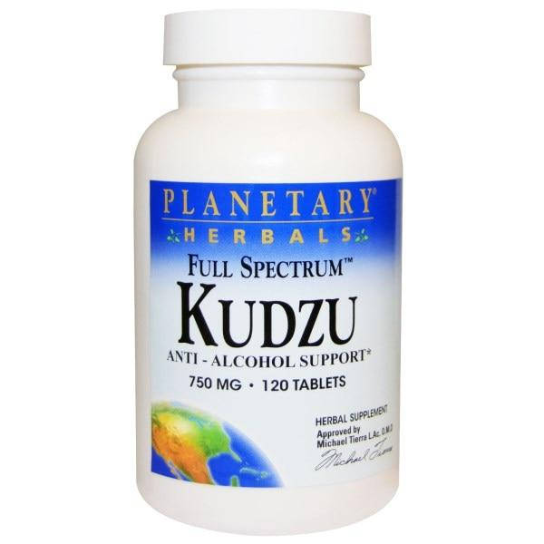 

Planetary Herbals, Полный спектр, кудзу (пуэрария дольчатая), 750 мг, 120 таблеток