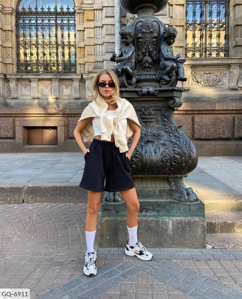 

Шорты женские мод: 821 (48-52) "Best Fashion" недорого от прямого поставщика, Черный