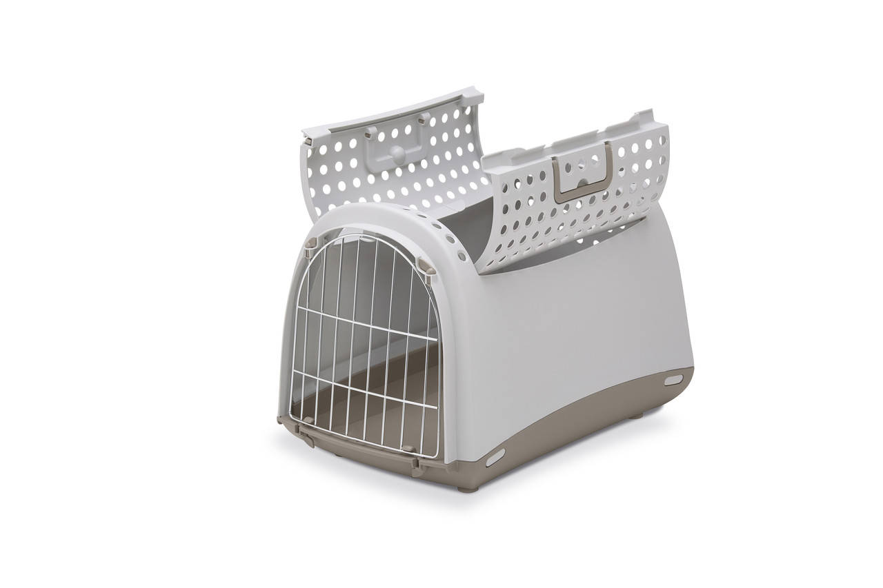 

Переноска для собак и кошек Imac Linus Cabrio серая 50*32*34,5 см, Серый