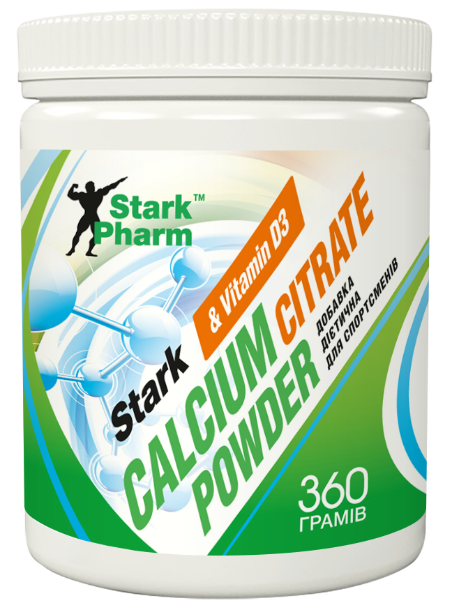 

Минерал кальций Stark Pharm - Calcium Citrate Powder (360 грамм) (на 2 месяца)