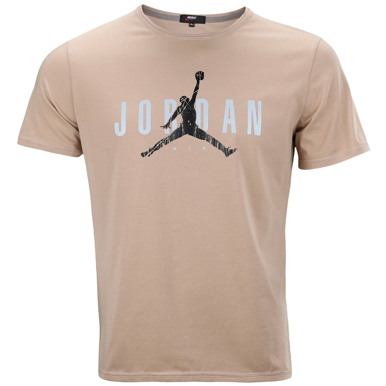 

Футболка спортивная мужская камел NIKE JORDAN Ф-10 CAM M(Р) 21-904-020, Песочный