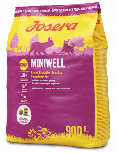

Сухой корм для собак малых пород с Мясом птицы 900 г JOSERA Miniwell