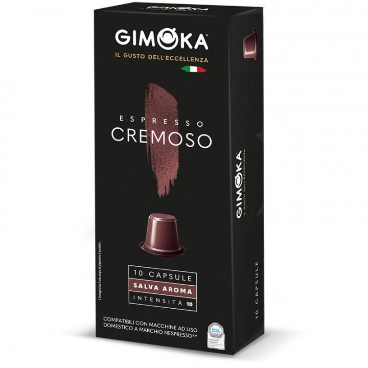 

Кофе в капсулах Gimoka Nespresso Cremoso 10 (10 шт.), Италия