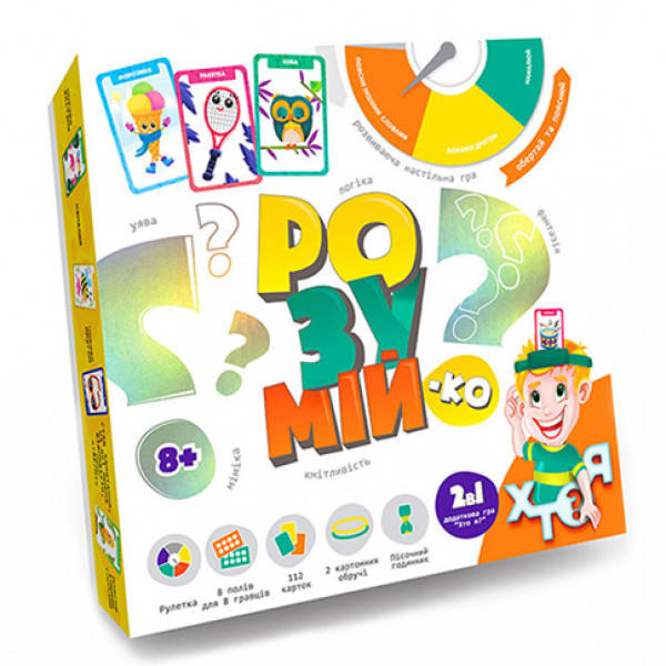 

Розвиваюча настільна гра ""Розумій-ка" укр (10) *