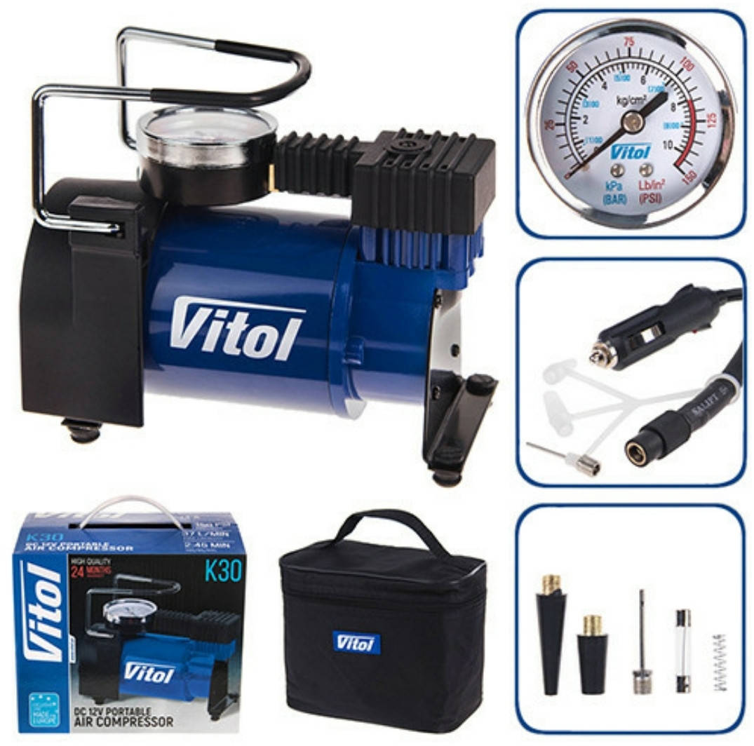 

Компрессор автомобильный Vitol K30