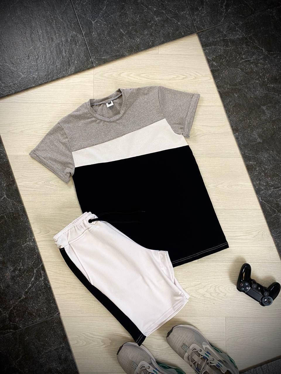 

Летний костюм(футболка+шорты),футболка и шорты,мужской костюм,мужские шорты и футболка,летний костюм M