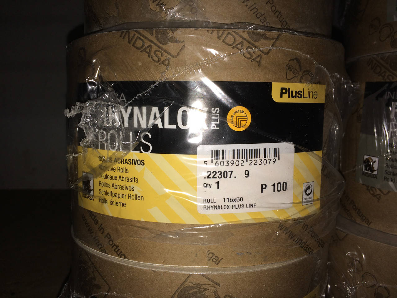 

Наждачная бумага Indasa Rhynalox Plus Line P100 115мм*50м