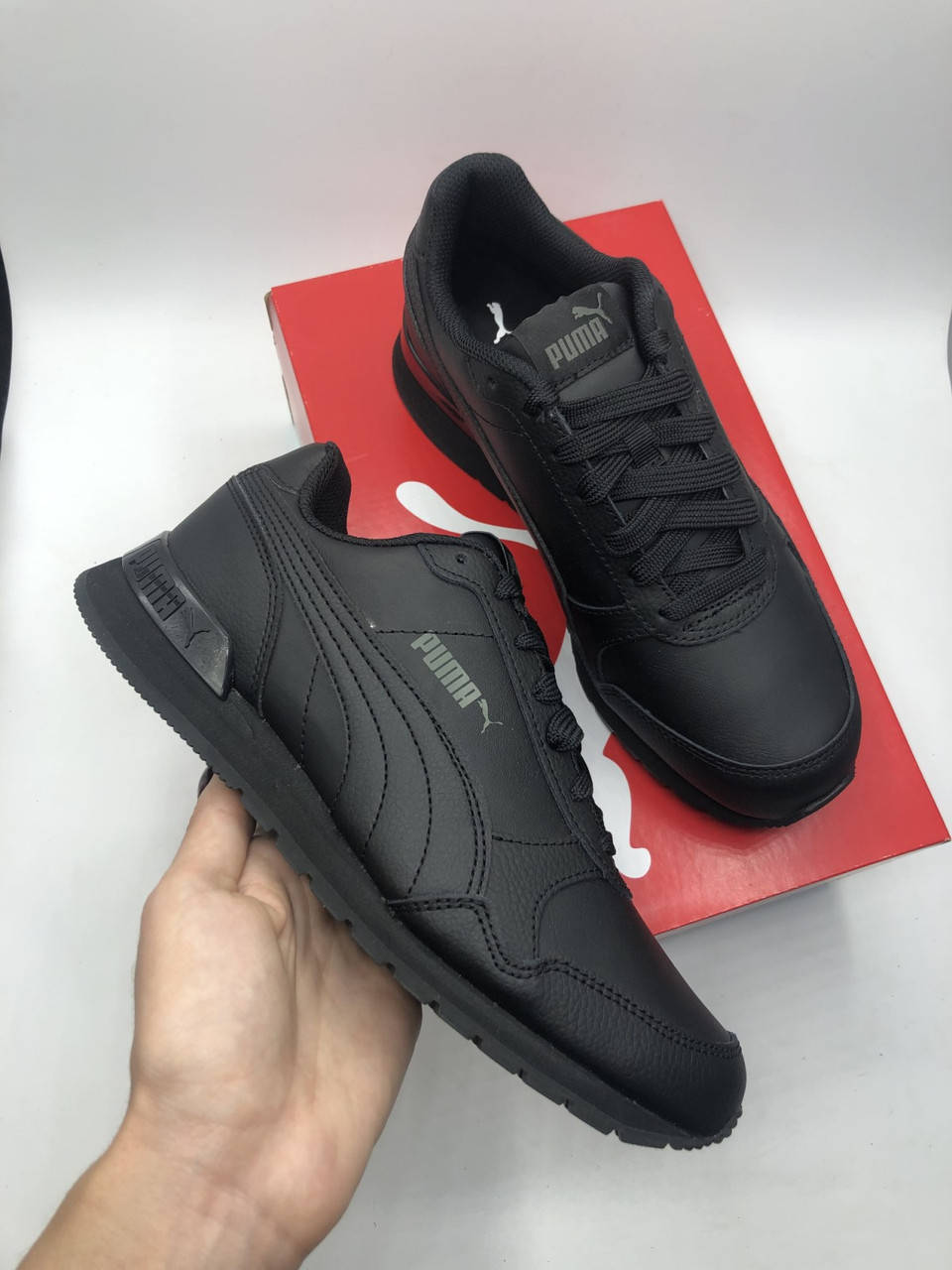 

Кросівки жіночі puma st runner v2 l jr 366959 01 оригінал 38.5, Черный