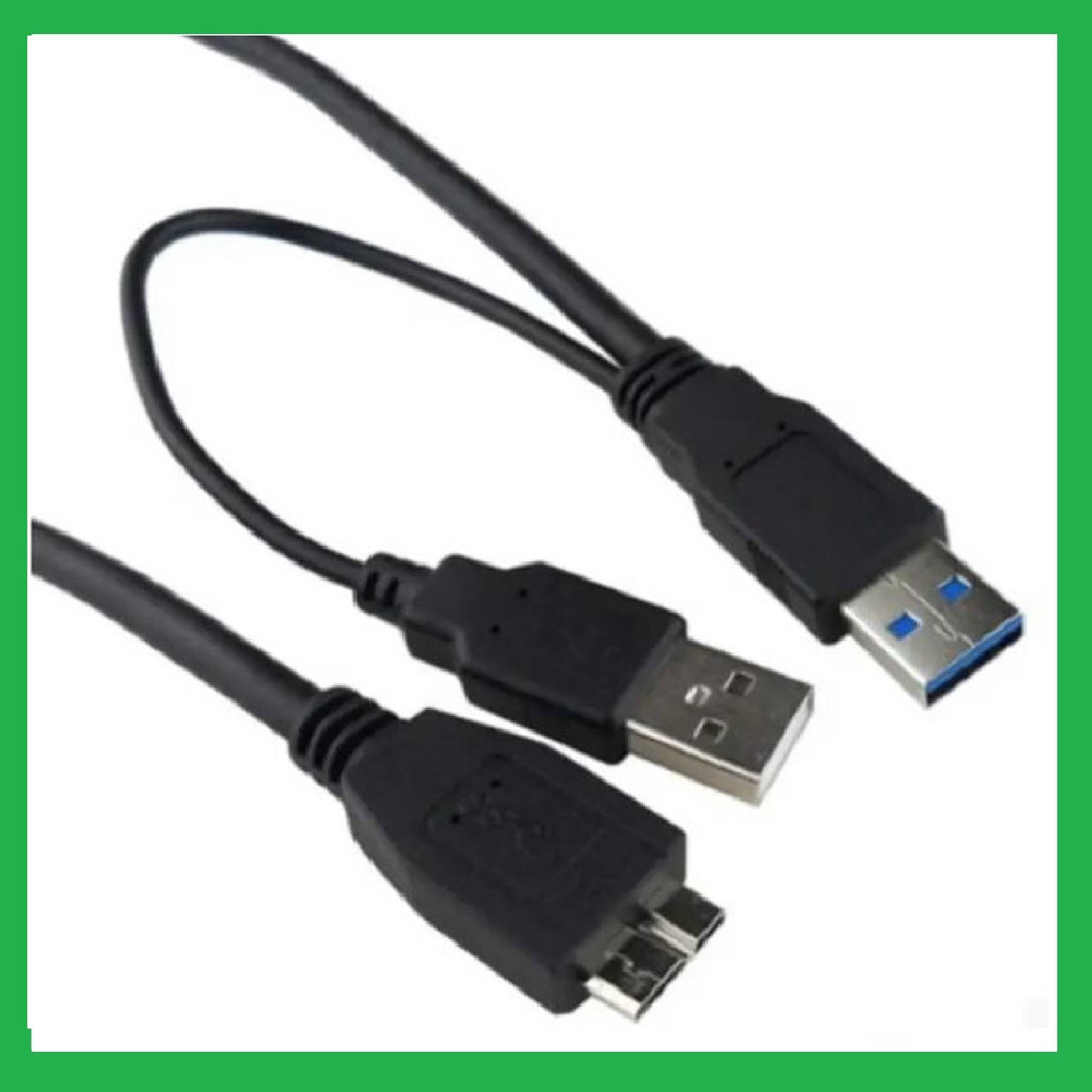

Кабель USB 3.0 - USB2.0- Note 3(micro-B) 0,5 m с дополнительным питанием