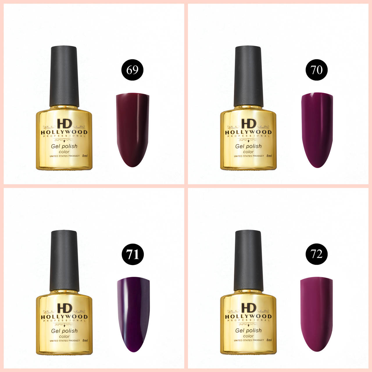 

Гель лак Hollywood , 8мл