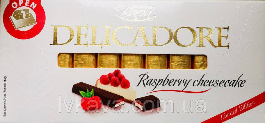 

Шоколад молочный DELIKADOR Raspberry cheesecake малиновый чизкейк Baron Польша 200г