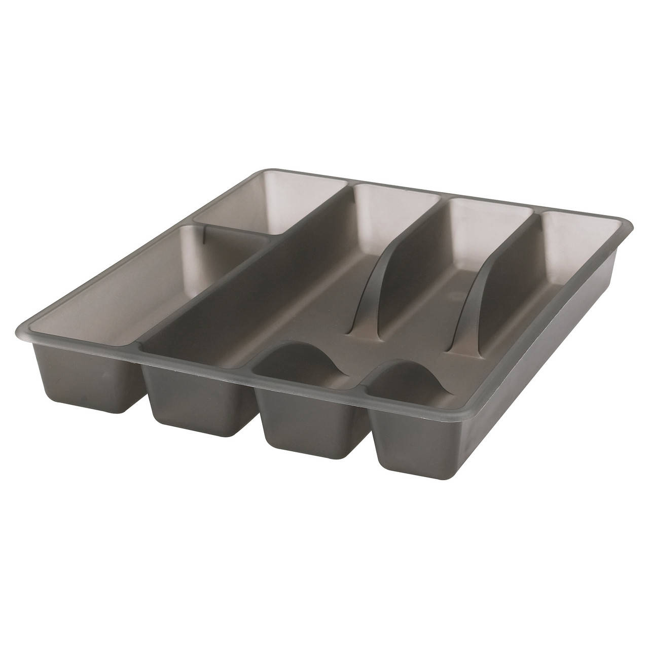 

СМЭККЕР Лоток для столовых приборов, серый, 31x26 см 90241788 IKEA, ИКЕА, SMÄCKER
