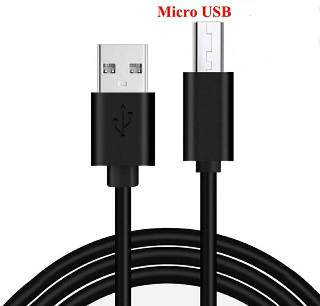 

Micro USB кабель для смартфона Blackview BV6000, BV6000S Конектор 10 mm. Чорний, Черный