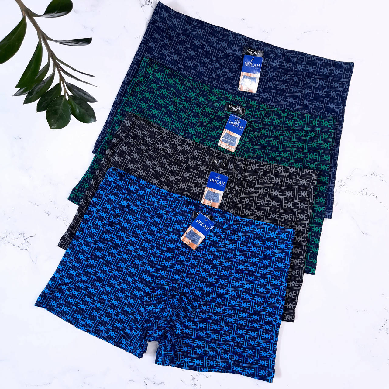 

Мужские трусы боксеры от L до 4XL размеры инсан мужское белье, Разные цвета