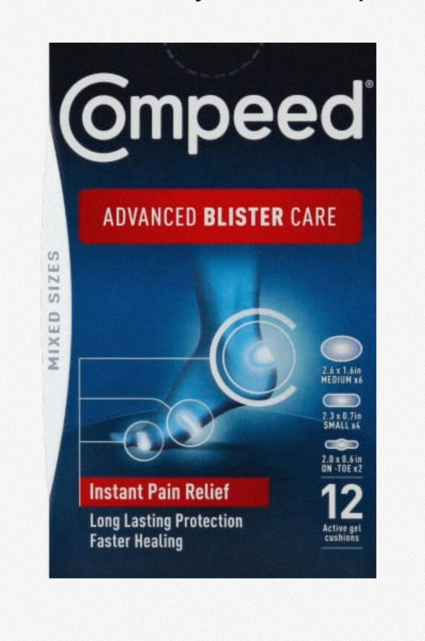 

Набор пластырей Компид Микс разных размеров США Compeed Advanced Blister Care Mixed sizes USA 12 шт.