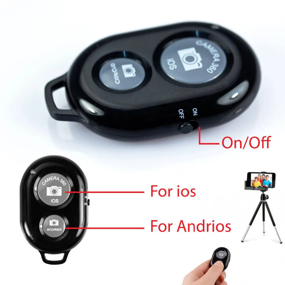 

Универсальный bluetooth пульт XoKo RC-100 для телефона,пульт для селфи, Черный