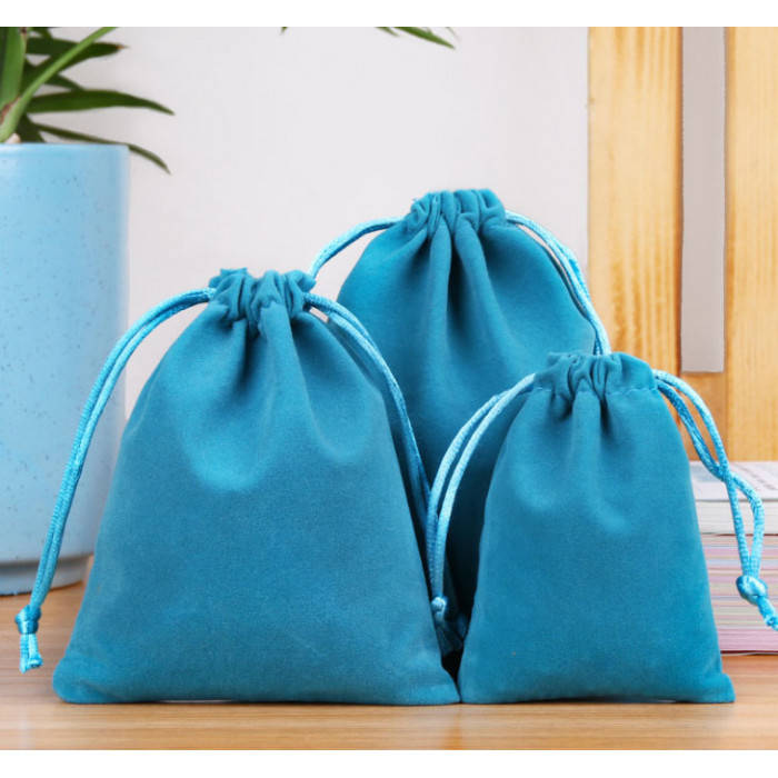 

Мешочек для карт Таро бархатный голубой