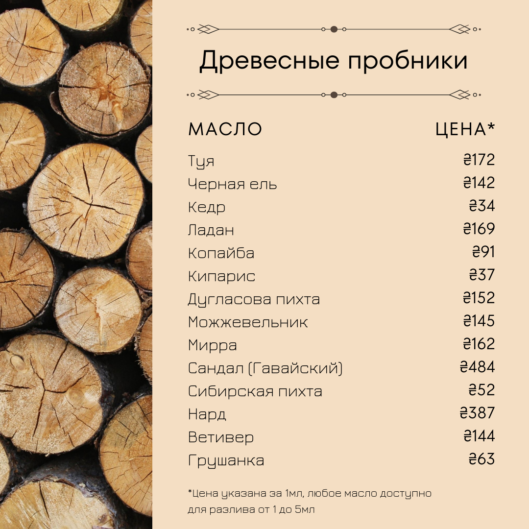

Древесные эфирные масла doTERRA на разлив, от 1 до 5 мл Копайба