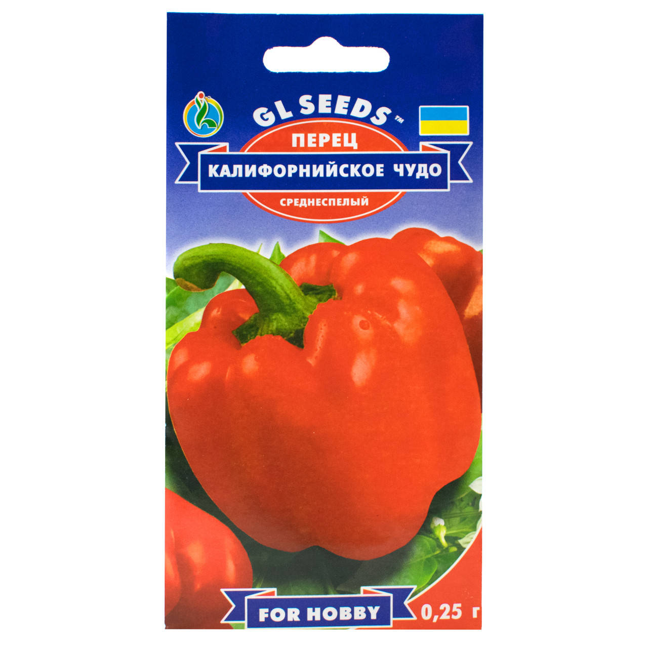 

Перец Калифорнийское чудо 0.25 г Gl Seeds
