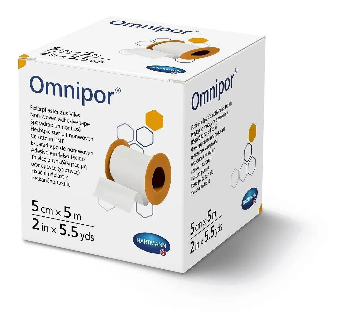 

Пластырь фиксирующий из нетканого материала Omnipor 5 см х 5 м 1шт