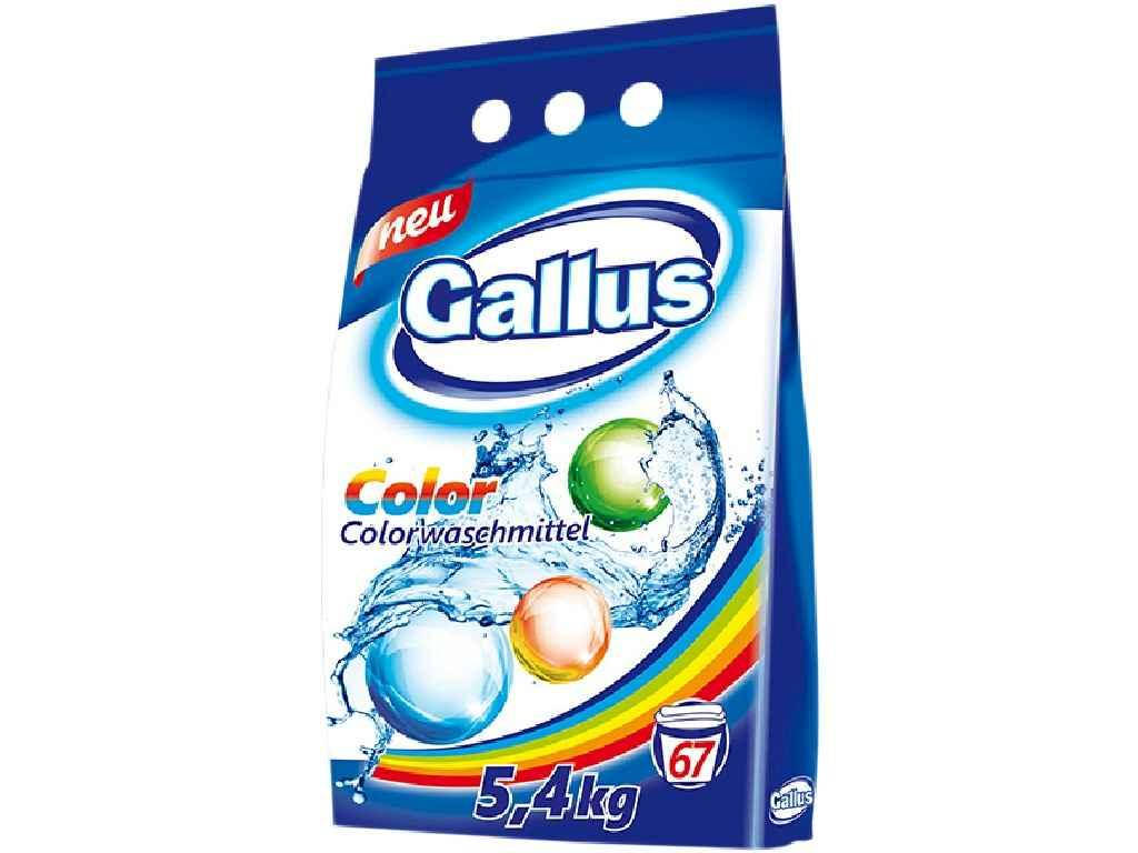

Пральний порошок руч/автом 5,4 кг Color 67 пранТМ Gallus