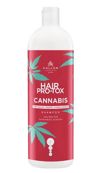 

Шампунь Kallos Pro-Tox Cannabis с конопляным маслом, 1 л