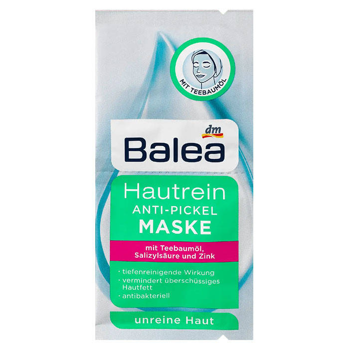 

Маска для лица Balea Hautrein против прыщей 16 мл