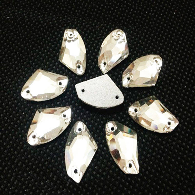 

Пришивные стразы Сrystal 12x19мм.Цена за 1шт