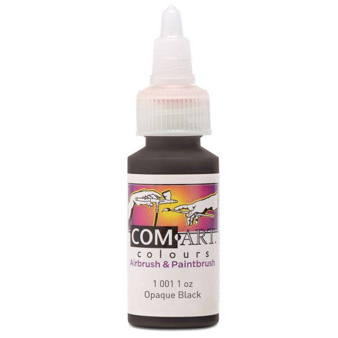 

Краска акриловая Com Art 1 001 1 Opaque Black черная укрывистая, 28 мл, Черный