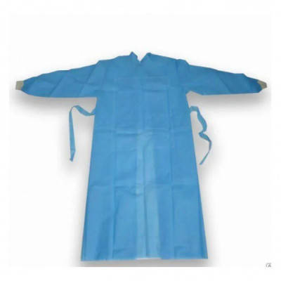 

Халат хирургический Славна стерильный р.50-52 (L) спанбонд 140 см, рукав-манжет