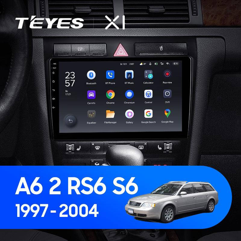 

Штатная магнитола Teyes X1 Audi A6 (1997-2004)