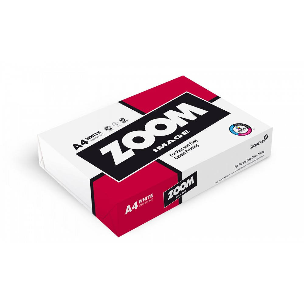 

Бумага офисная ZOOM Image А4 80 г/м2 (Финляндия) (класс А) *при заказе от 5 пачек, Белый