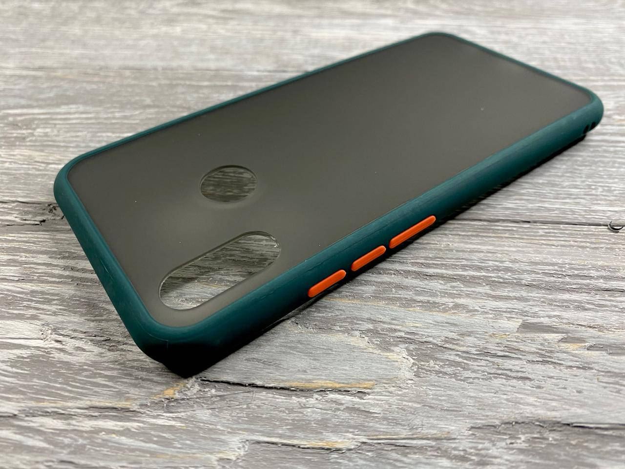 

TPU чехол накладка Matte Color Case (TPU) для Huawei P Smart Plus (на п смарт плюс) темно-зеленый