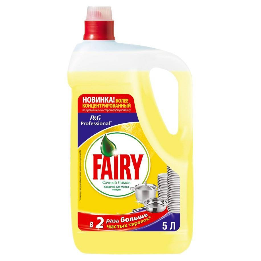 

FAIRY Средство для мытья посуды Сочный лимон 5 л
