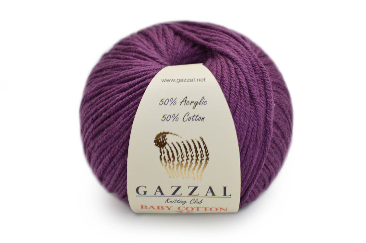 

Gazzal Baby Cotton-25, Фиолетовый №3441