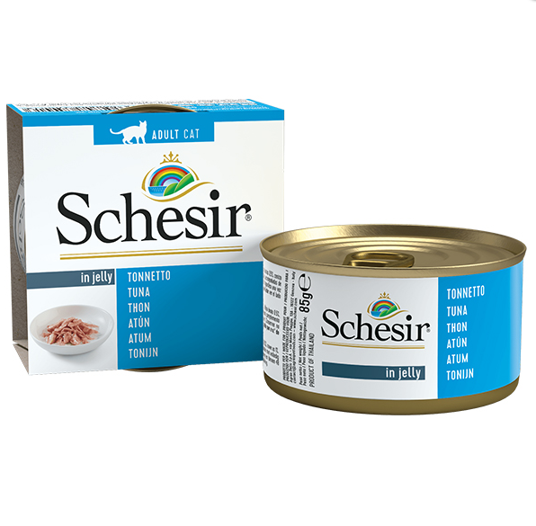 

Schesir Tuna Влажный корм для котов в желе с тунцом 0.085 кг
