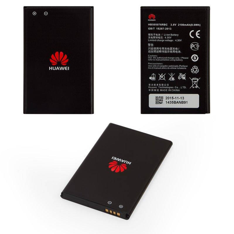 

Акумулятор HB505076RBC для Huawei Y3 II, Li-ion, 3,8 В, 2100 мАг, Original (PRC)