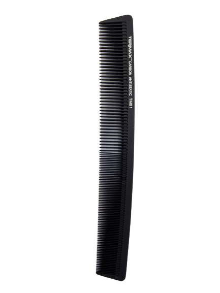 

Расческа комбинированная для стрижки комбинированная Termax Carbon Antistatic TM01, черная, Черный