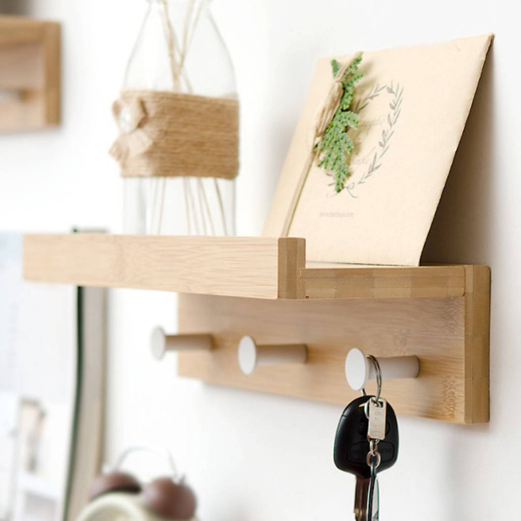 

Навесная настенная полка в скандинавском стиле (Натуральное дерево)