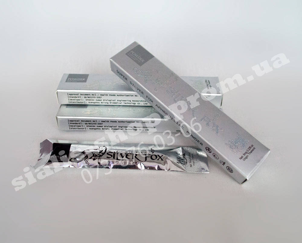 

Silver Fox (Сильвер Фокс), женский возбудитель, (3 стика) Оригинал 100% ORIGINAL