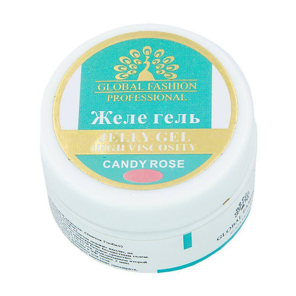 

Моделирующий гель для ногтей Global Fashion Candy Rose 15 мл