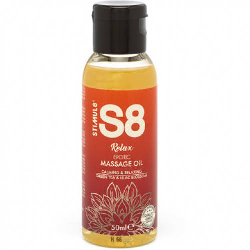 

S8 Massage Oil масло для эротического массажа 50 мл (зеленый чай и сирень)