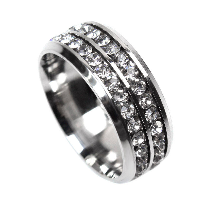 

Кольцо "Two Rows" в камнях, С9000