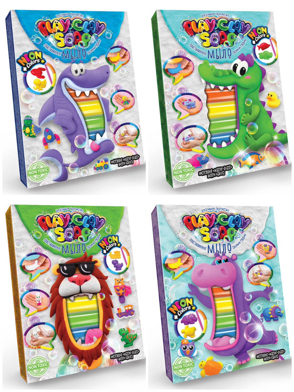 

Набор для творчества "Мыло пластилин среднее 6 цветов" Danko Toys