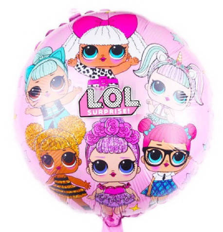 

Фольговані кулі коло "L.O.L". Диаметр:18"(45 см)