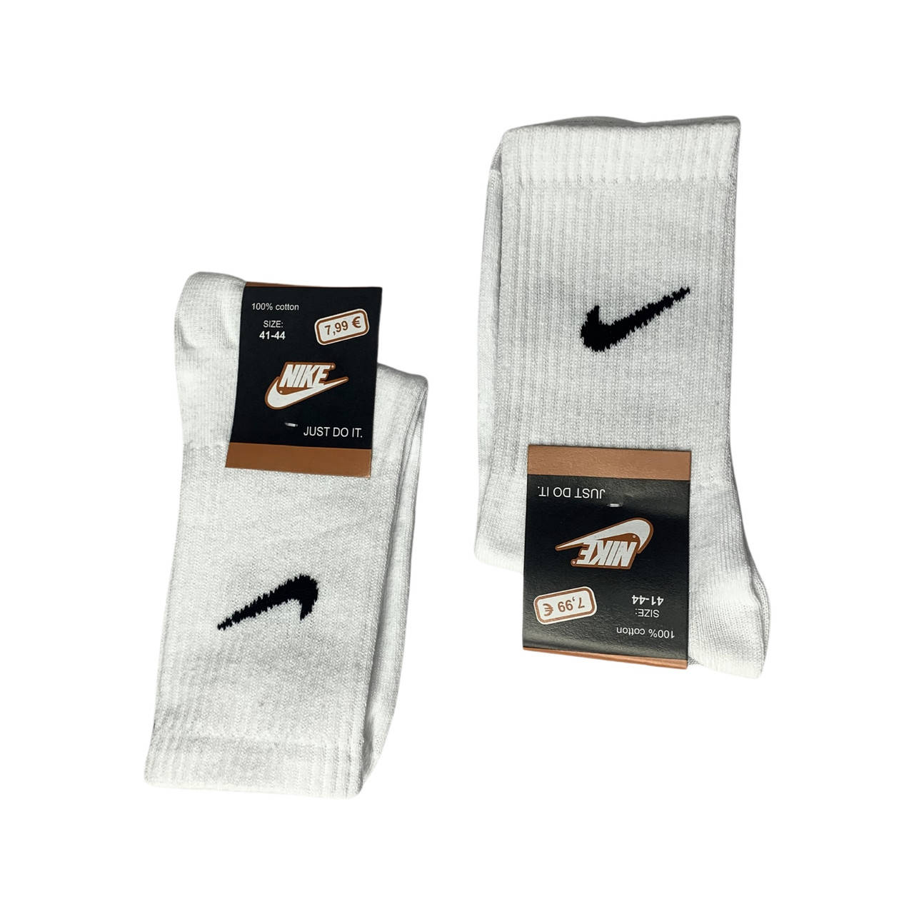 

Носки Nike высокие спортивные носки Найк белые тренировочные с логотипом 5