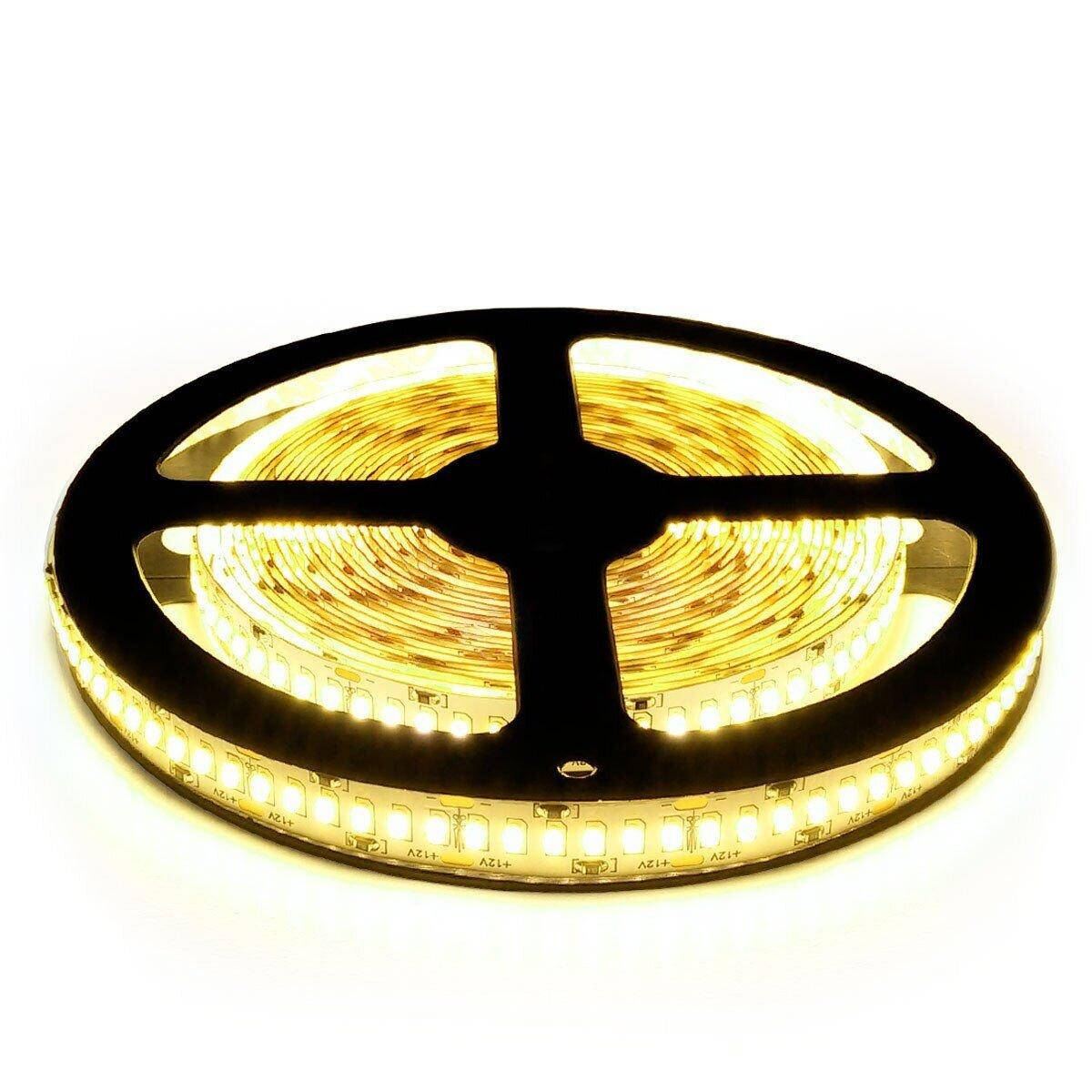 

LED лента SMD2835 240шт/м 20W/m IP20 12V 3000K 14487