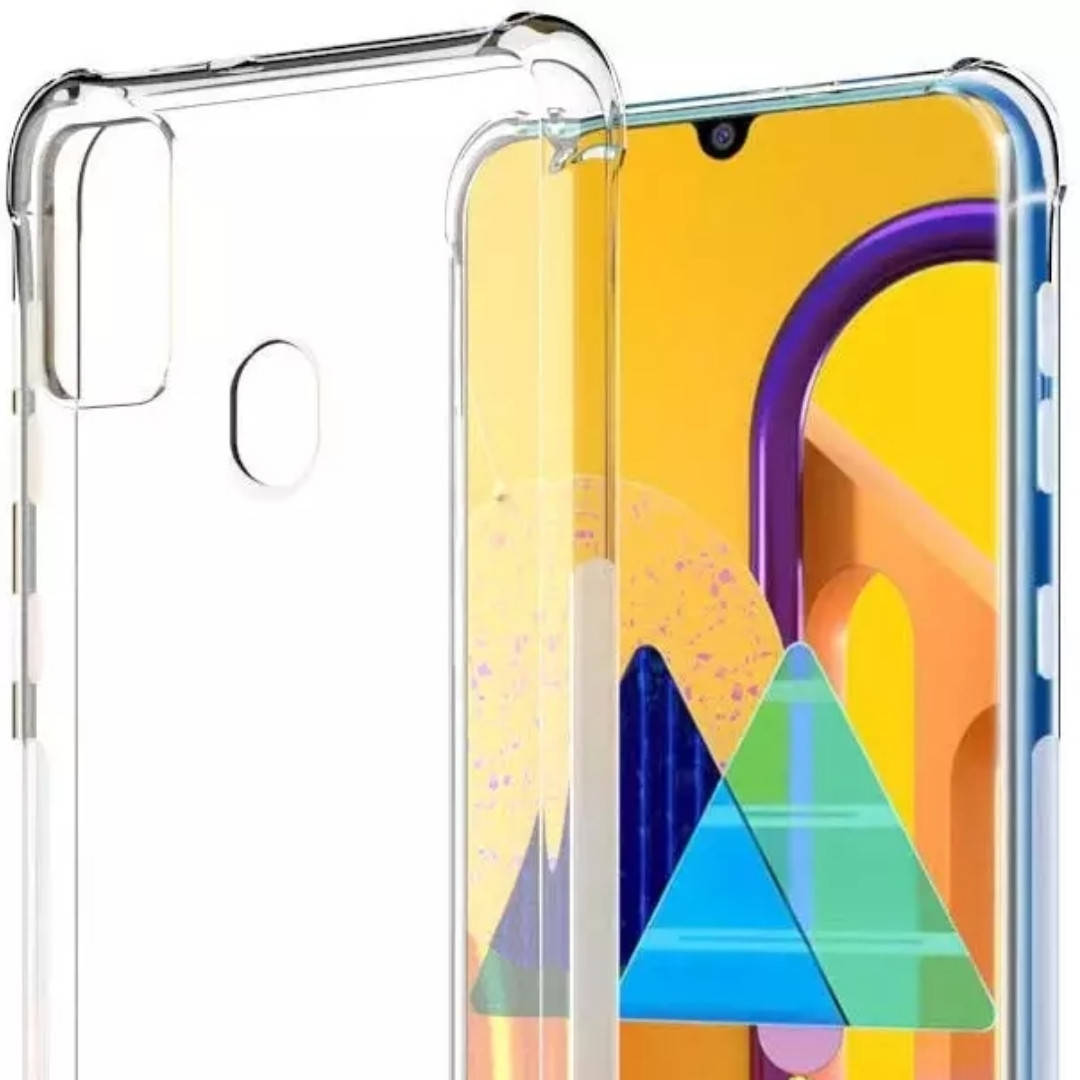 

Прозрачный силиконовый противоударный чехол Airbag TPU для Samsung m21 / M21